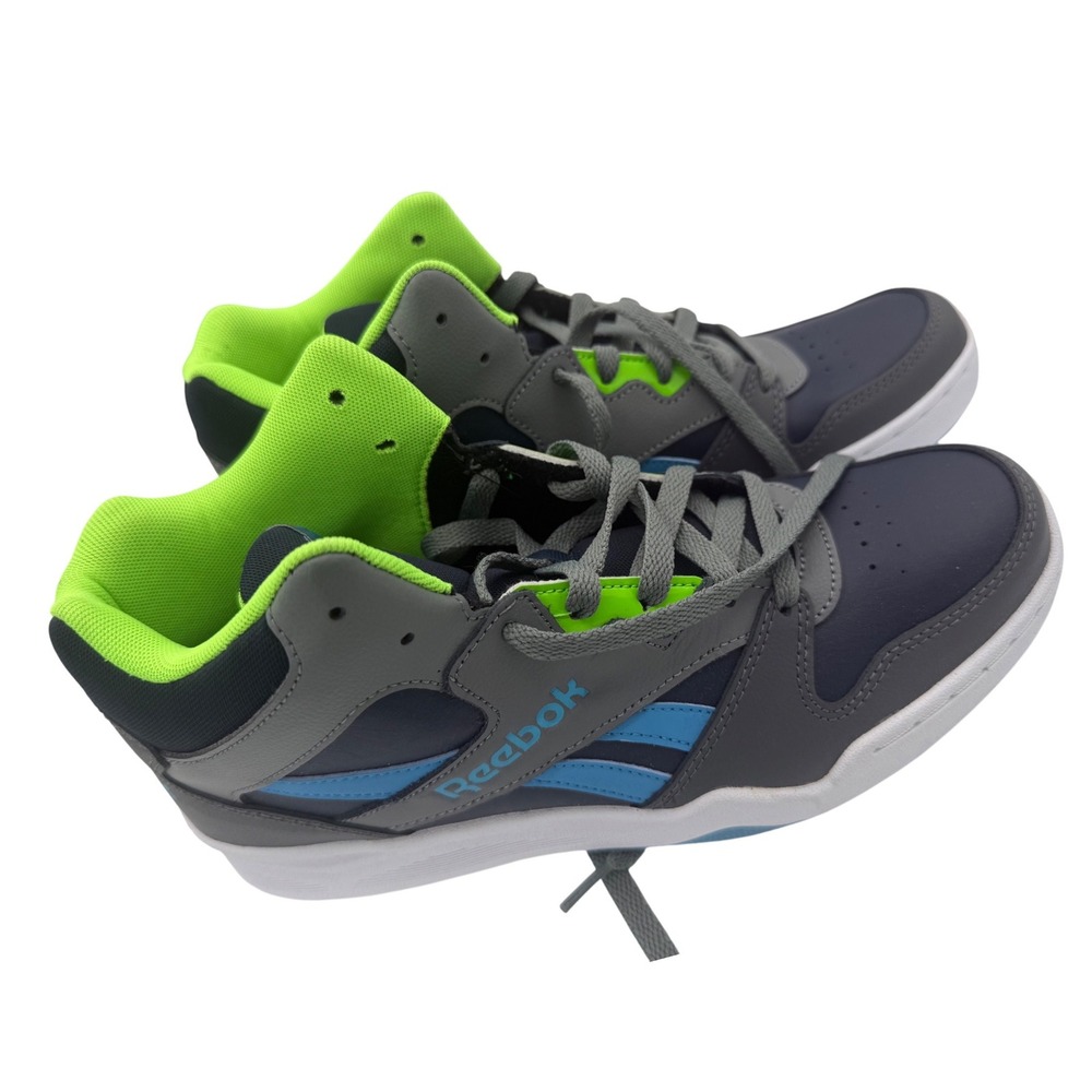 Reebok Royal BB4500 Hi 2 Men's Basketball Shoes Grey Blue Green Size 8.5